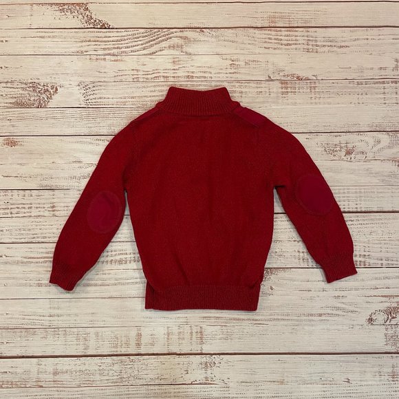 Boys Turtleneck Sweater and Holiday Plaid Button Up Shirt Set - Picture 4 of 8